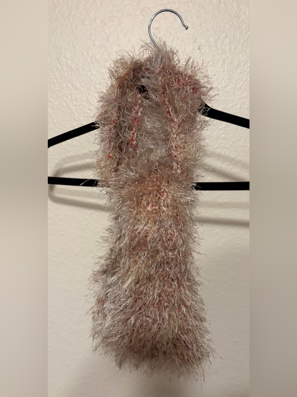 Fuzzy Knit Scarf